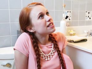 Adorable Redheaded Girl Fucked By His Big Dick