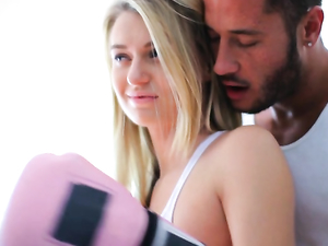 Boxing Lessons Turn Hardcore With The Busty Blonde