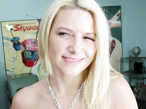 Sweet And Sexy Anikka Albrite Sucks Dick In Spandex Pants